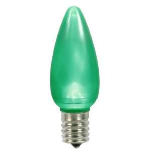  Club Pack of 25 Green LED C9 Satin Christmas Replacement 