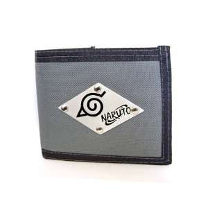  Naruto Gray Konoha Symbol Wallet Toys & Games