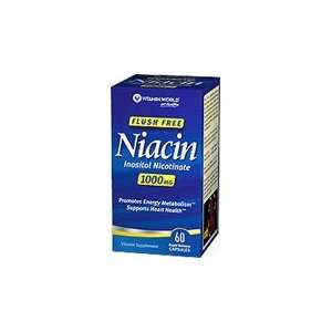  Niacin Flush Free 1000 mg. Capsules 1000 mg. 60 Capsules 