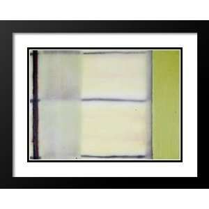 Sybille Hassinger Framed and Double Matted Art 25x29 Untitled, 2005