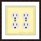 Brainerd Double Duplex Outlet Polished Brass Wall Plate