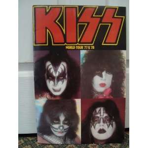  KISS 1977/78 WORLD TOUR CONCERT PROGRAM GOOD CONDITION 