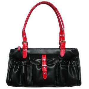  Double Strap Handbags with Front Buckled Pocket 