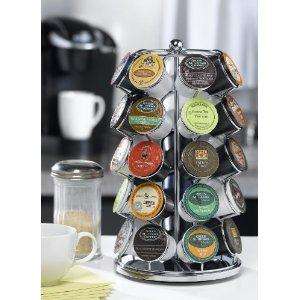 NIFTY 35 Coffee Pod Single Keurig K Cups Carousel K Cup Holder/Rack 
