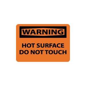  OSHA WARNING Hot Surface Do Not Touch Safety Sign