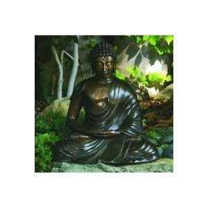 18 Bronze Garden Buddha Statue Meditating 