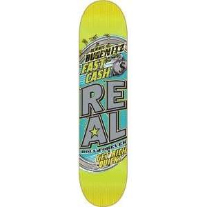  Real Dennis Busenitz Lottoreal Skateboard Deck   8.06 