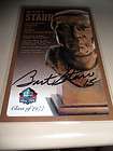   /SIGNED~HA​LL OF FAME~BRONZE BUST CARD #D 16/150 GREEN BAY PACKERS