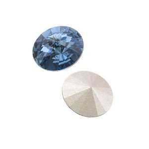  Swarovski Crystal #1122 14mm Rivoli Beads Denim Blue F (2 