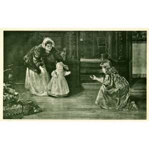  1905 Print Baby Toddler Learn Walking Bribery Female 