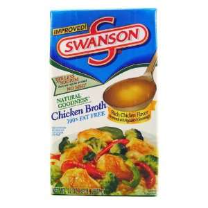 Swanson Broth Rtsb Chicken Natural Goodness 100 Fat Free No MSG   12 