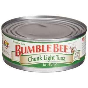 Bumble Bee Foods Chunk Light Tuna in Water, 5 oz Cans, 48 ct (Quantity 