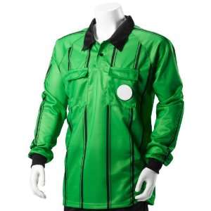   Referee Long Sleeve Jersey, Green, Youth Large