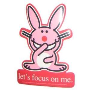 Happy Bunny   Lets Focus On Me   Sticker / Decal 