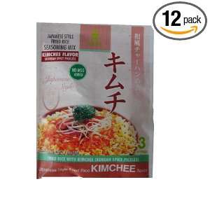Mishima Fried Rice Mix Kimchee No Msg, 1.52 Ounce Units (Pack of 12 