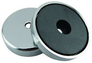 Round Base Magnet 16 lbs pull  SUPER STRONG  4 pieces  