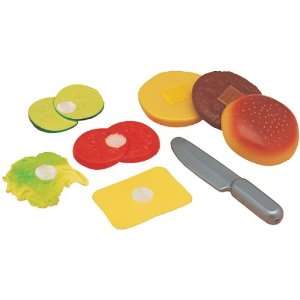   Pretend Play Toy Food Create Your Own Hamburger Playset Toys & Games