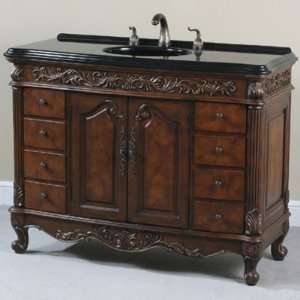   Ultimate Accents 8 Drawer Vanity with Burle Finish