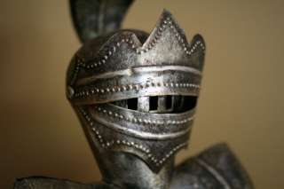 Vintage Knight Armor Statue Metal Medieval 28 Figurine  