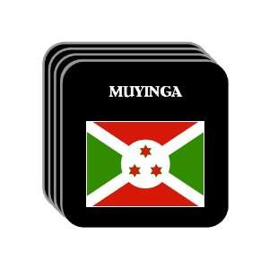  Burundi   MUYINGA Set of 4 Mini Mousepad Coasters 