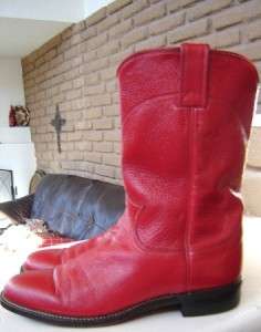 SUPER cute RED Ropers Cowboy Boots. Womens size 8.5 or Mens size 7 M 
