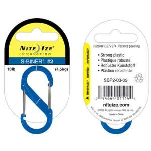   carabiner clip 2 x 1 blue this item is brand new factory sealed here s