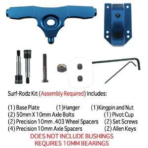  Surf Rodz Rkp 200mm X10mm 50° Blue Single Truck Kit Skate 