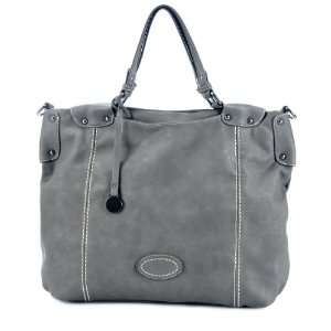 LTQ00213DG Dark Gray Deyce Melissa Quality PU Women Tote Bag Handbag 