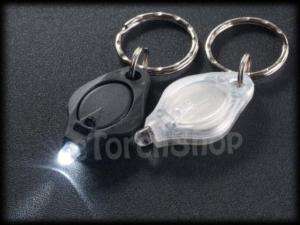 2x Super Bright LED CR2016 Battery Mini Key Chain Ring  