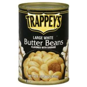 Trappeys, Butter Beans W/Sausage, 15.50 OZ (Pack of 12)  
