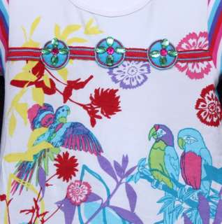   Child Girl Parrot Bird Print Summer Dress size 5 Summer Clothes  