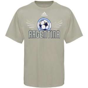  adidas Argentina Gray Fight T shirt
