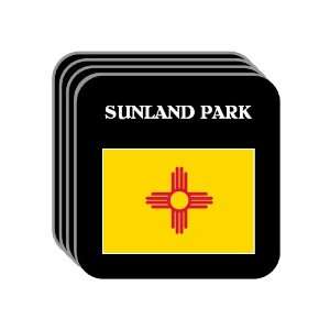 US State Flag   SUNLAND PARK, New Mexico (NM) Set of 4 Mini Mousepad 