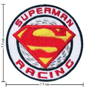  Superman Racing Logo Iron On Patches 