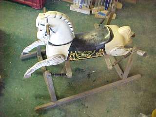 RARE Davy Crockett Bucking Horse toy Rich Toys brand  