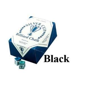  Silver Cup Chalk   Box of 12 Pieces Color Black Sports 