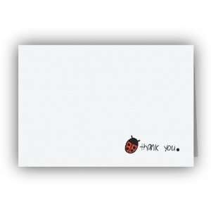  Ladybug Thank You Cards   8 Sets