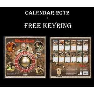  WALLACE & GROMIT OFFICIAL 2012 CALENDAR + FREE WALLACE 