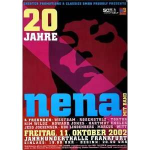  Nena   Nena And Friends 2002   CONCERT   POSTER from 