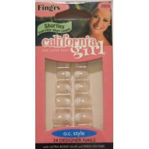  Fingrs California Girl Nails   Fab Look Fast   Shorties 