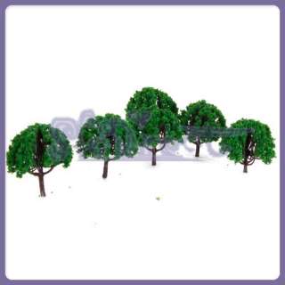 20pc N HO SCALE Model Building Park Street Layout Trees  