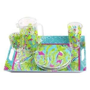  Lilly Pulitzer   A Melamine Set   Nice to See You