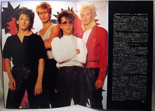 KAJA GOO GOO JAPAN TOUR 1984 TOKYO SHIBUYA Program Rare  