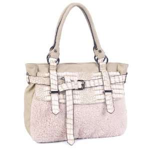 MSP00717BG Beige Deyce Nicole Stylish Women Handbag Double handle 