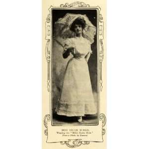 com 1907 Print American Actress Billie Burke Edwardian Dress Fashion 