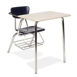   Desks, Squash Chair w/Fusion Maple Desktop, 2/Carton