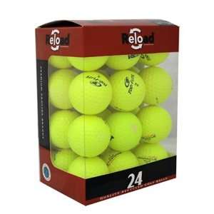  Academy Sports Reload 24 Pack Box of Yellow Mix Golf Balls 