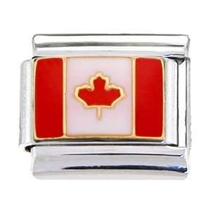  Canadian Flag Italian Charm Jewelry