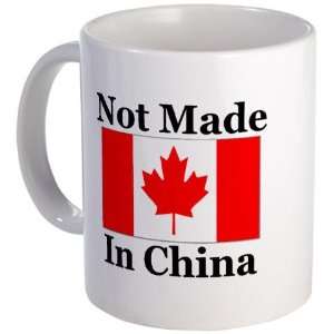 Not Made In China   Canadian Funny Mug by   