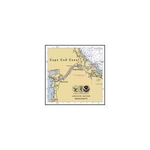  Cape Cod Canal 4.25 Square Absorbent Coaster Kitchen 